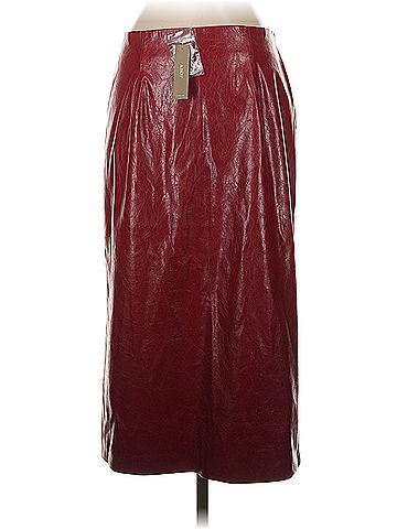 J.Crew Collection J.Crew Collection Faux Leather Skirt (view 2)