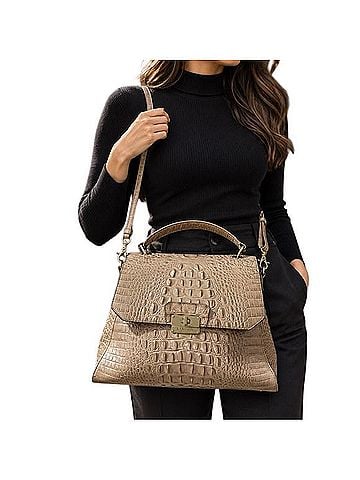 Brahmin Brinley Leather Satchel (view 1)