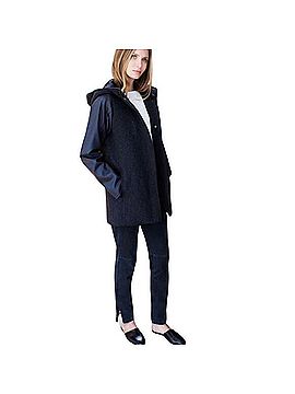 Emerson Fry Hooded Wool Blend Parka Coat (view 1)