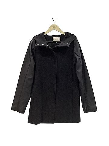 Emerson Fry Hooded Wool Blend Parka Coat (view 2)