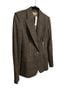 Michael Kors Plaid Brown Blazer Size 2 - photo 2