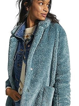 Maeve Lisanne Faux Fur Sherpa Coat Faux Fur Jacket (view 1)