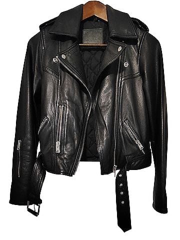 ALLSAINTS Rigby Lux Biker Leather Jacket (view 1)