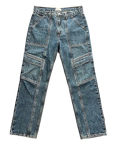 AGOLDE 100% organic cotton Cooper Cargo Relaxed Straight Leg 90s inspired Jeans (view 1)