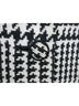 Carlisle 100% Wool Houndstooth Black White Coat Size 6 - photo 8