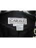 Carlisle 100% Wool Houndstooth Black White Coat Size 6 - photo 3