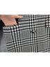 Carlisle 100% Wool Houndstooth Black White Coat Size 6 - photo 13