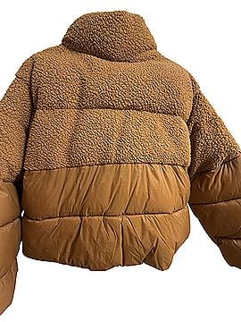 Old Navy Short Sherpa-Paneled Puffer Jacket (view 2)
