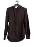 Madewell Solid Black Pullover Hoodie Size XS - photo 1