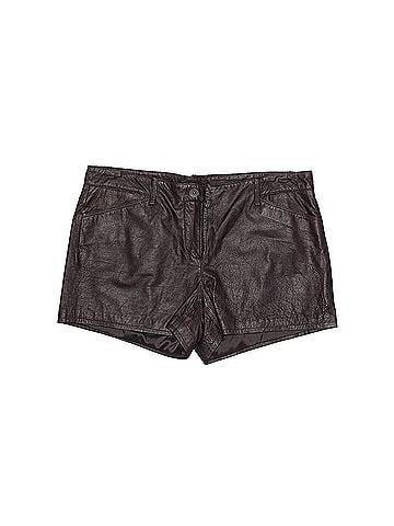 Theory Theory Leather Shorts (view 1)