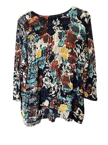 Cj Banks Long Sleeve Blouse (view 2)