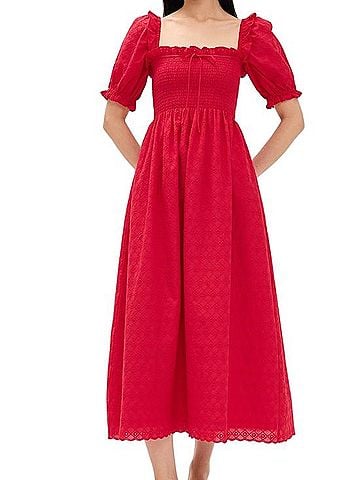 Hill House Scarlett Midi Nap Dress Casual Dress (view 2)