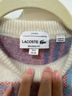 Lacoste Plaid Multi Color Wool Pullover Sweater Size M - photo 3