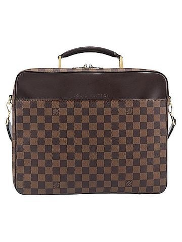 Louis Vuitton Sabana Laptop Damier Brown Canvas Briefcase Bag (view 1)
