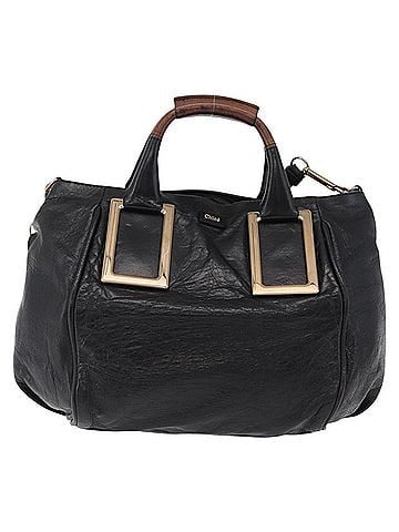 Chloé Ethel Leather Black Leather Handbag (view 1)
