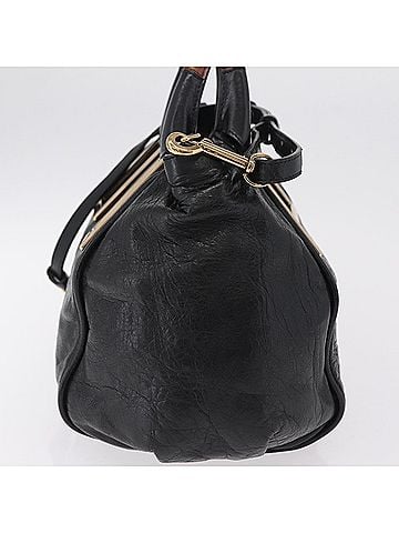 Chloé Ethel Leather Black Leather Handbag (view 2)
