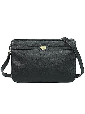 Dior Shoulder Leather Black Leather Shoulder Bag Bag (view 1)