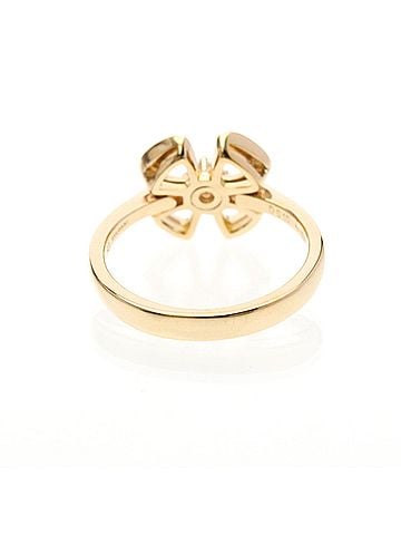 Bvlgari Fiorever 18K White Gold And Pave Diamonds Gold Pink_Gold Ring Jewelry (view 2)