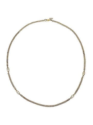 Dior Cd Chain Link Metal Gold Gold_Plated Necklace Jewelry (view 1)