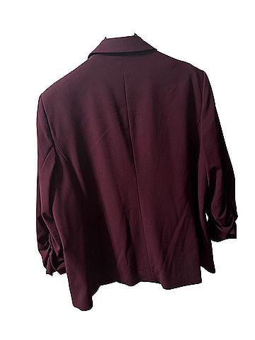 Calvin Klein Burgandy Suit Set Blazer (view 2)
