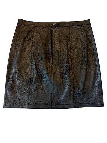 Free People Faux Leather Skirt (view 2)