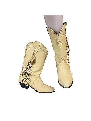 Acme Acme Fringe Cowboy Boots Ankle Boots (view 1)