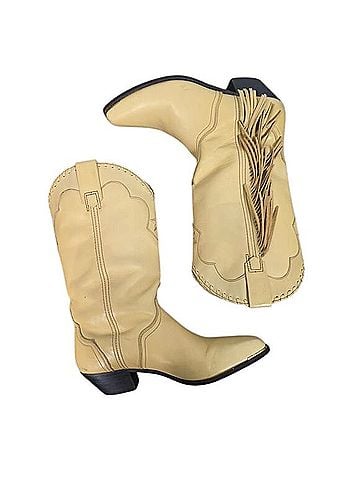 Acme Acme Fringe Cowboy Boots Ankle Boots (view 2)
