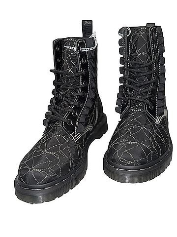 Dr. Martens 1460 Frill Ankle Boots (view 2)