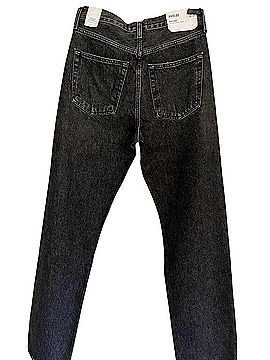 AGOLDE Eclipse button front-medium wash black Jeans (view 2)
