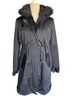 Zara 100% Polyester Black Coat Size S - photo 5