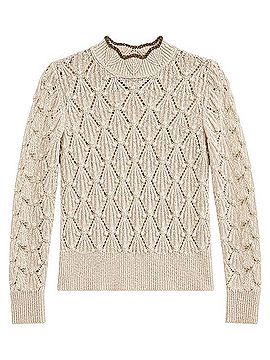 Abercrombie & Fitch Pointelle Open Knit Sweater Vest (view 2)