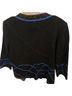 MING WANG Blue Black Jacket Size S - photo 2