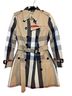 Cache Classic Plaid Print Tench Coat Trenchcoat - photo 1