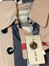 Cache Classic Plaid Print Tench Coat Trenchcoat - photo 2