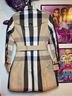 Cache Classic Plaid Print Tench Coat Trenchcoat - photo 3