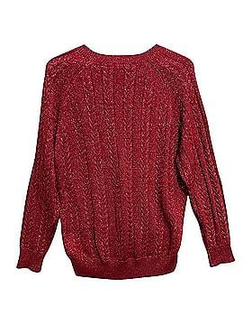 Athleta Metallic Cable Knit Sweater Pullover Sweater (view 2)