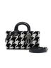 Dior 100% Canvas Black Medium Canvas Macro Houndstooth Lady D Joy One size - photo 7