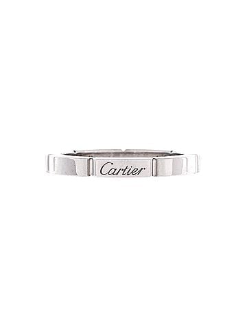 Cartier Maillon Panthere Band Ring 18K White Gold (view 1)