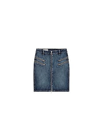 Zara TRF Denim Skirt (view 1)