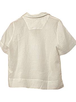 Quince 100% European linen blouse Short Sleeve Blouse (view 2)