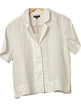 Quince 100% European linen blouse Short Sleeve Blouse (view 1)