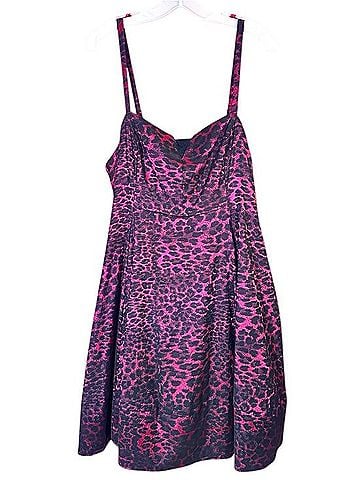 Betsey Johnson Leopard Babydoll Dress Cocktail Dress (view 1)