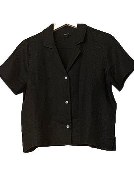 Quince 100% European linen blouse Button-Down Shirt (view 1)