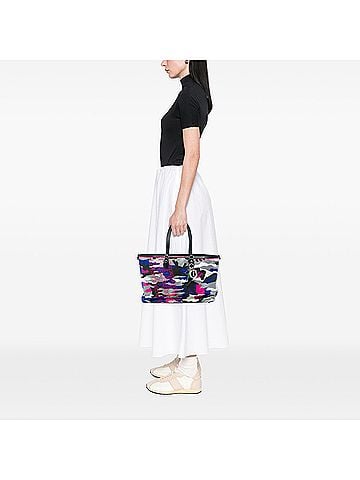 Dior Anselm Reyle Large Canvas Camouflage Tote (view 2)