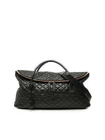 Saint Laurent Quilted Calfskin Monogram ES Giant Travel Bag (view 1)