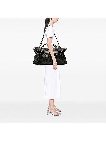 Saint Laurent Quilted Calfskin Monogram ES Giant Travel Bag (view 2)