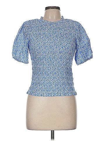 Liberty Art Fabrics for J.Crew Liberty Art Fabrics For J.Crew Short Sleeve Blouse (view 1)