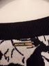 Michael Kors Floral Black White Pullover Sweater Size M - photo 3