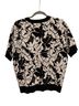 Michael Kors Floral Black White Pullover Sweater Size M - photo 2
