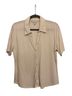 BR White Short Sleeve Button-Down Shirt Size L - photo 1